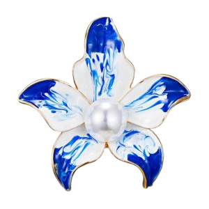 Orchid Flower Brooch