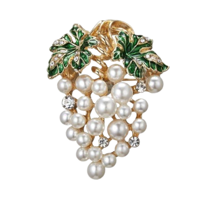 Ice Grapes Brooch