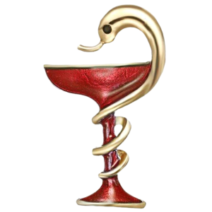 Brooch - Red Healing Chalice