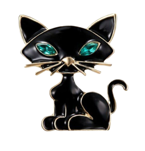 Brooch - Black Cat