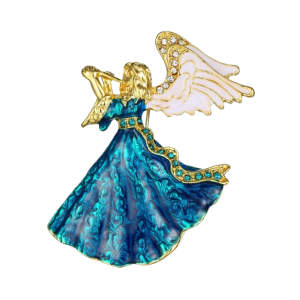 Brooch - Blue Angel