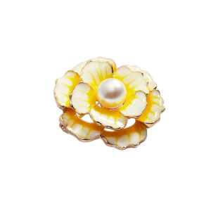 Brooch - Yellow Lotus Brooch