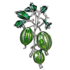 Green Gooseberries - Three of a Kind Brooch