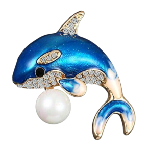 Brooch - Blue Willy