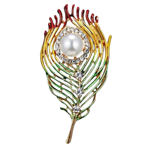 Peacock’s Feather Brooch