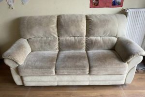 Sofa with relaxation adjustable armchair