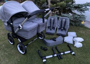 Bugaboo Donkey 3 twin + accessories