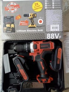 Cordless hammer drill 2x 88V battery+28 Accessories