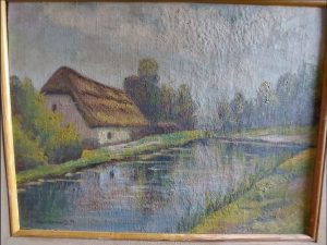 Mousson. J. T, Water mill with hut,