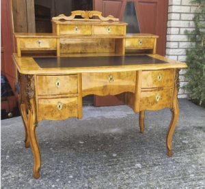 Antique desk restored