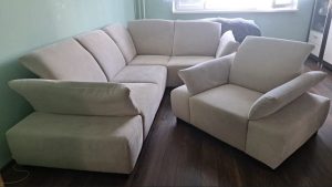 I am selling a PHASE sofa set, right corner + armchair