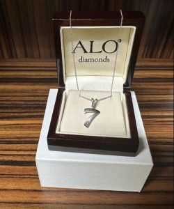 ALO DIAMONDS CHAIN ​​WITH PENDANT