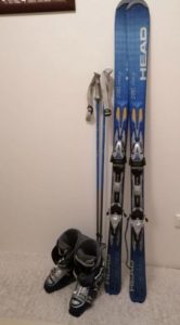 Head ski equipment 40s complete