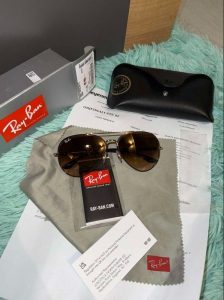 Ray-Ban gold original slnecne luxusne okuliare