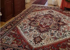 Hand-knotted oriental rug