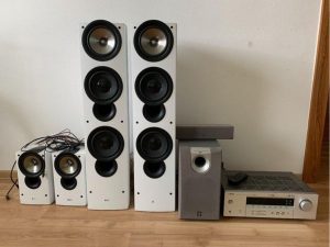 Kvalitná audio zostava KEF YAMAHA