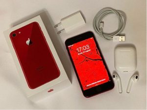 Apple Iphone 8 product RED Apple airpods original