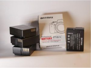 Predám 4x batérie DMW-BLC12 (BATMAX) + nabíjačka z