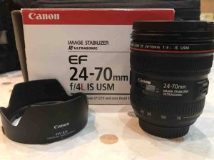 Canon 24-70 f / 4 L sa tiež usmieva v novom stave