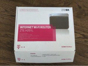 Nový router ZTE H201L