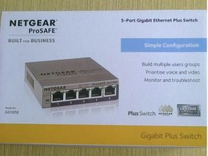 netgear gs105e Switch 5-portový