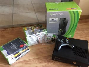 80€ ! XBOX 360 / 250GB + hry , ovládač