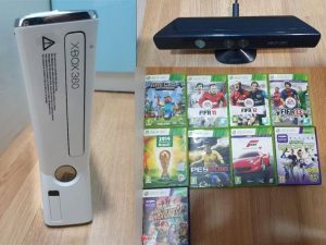 Xbox 360 + kinect + 9hier