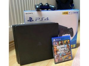 Playstation 4 SLIM 500GB + ovládač + GTA5