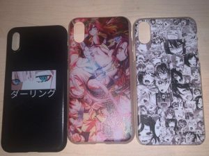 iPhone x/xs kryt obal manga anime