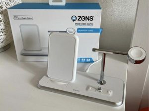 Zens Aluminium stojanovú bezdrôtová nabíjačka + watch + Dock 10W