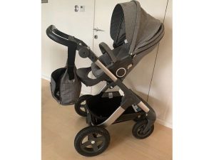 Stokke Trailz vo farbe melange grey (siva)