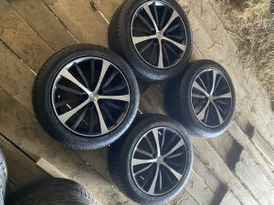 Elektróny 5x112 R18 + letné pneu Barum 245/45/R18