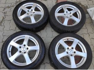 Alu disky Dezent 5x114,3 R17 + zimne pneu 215/55/1