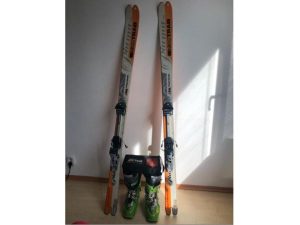 skialp lyze 164cm skitrab, lyziarky a pasy