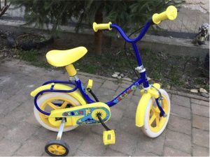 Detský bicykel s kolieskami