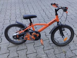 16-PALCOVÝ BICYKEL PRE DETI OD 4,5 DO 6 R. 500 ROB