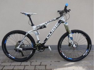 bicykel Cube AMS, výbava shimano XT