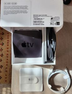 Apple TV 4k 32 GB (2021) - komplet balenie