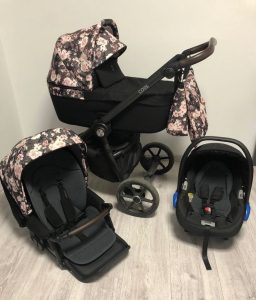 3 combination Stroller Roan Coss Night flowers