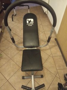 I am selling a weight bench and an abdominal trainer