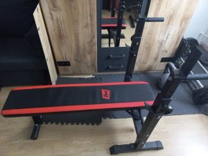 Adjustable gym bench