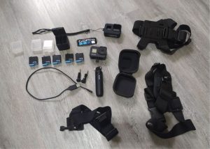 GoPro Hero 8 black + 5x baterie a příslušenství