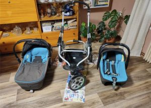 Sports stroller Jane - triple combination