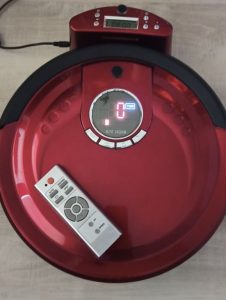 Robotic vacuum cleaner.