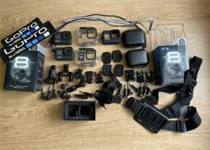 GoPro HERO 8 Black (2x) + accessories