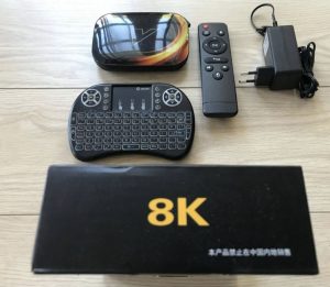 TV okosító, TV Box Vontar X3 Smart TV Box Android 9 4GB 128GB 8K Tvbox