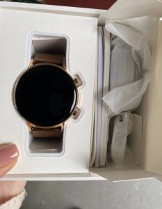 Huawei Watch GT 2 gold colored smart watch for sale