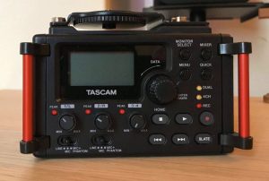 Digital voice recorder: Tascam DR-60D Mkii