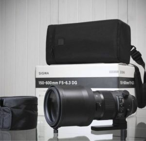 Sigma 150-600mm Sport lens (Canon), boxed. Novel! 150-600