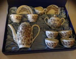 Zsolnay porcelain coffee and cake/sandwich set, special